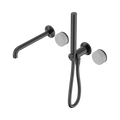 Nero Serenity Progressive Shower System With Spout With Carrara Handle And Slim Shower Gun Metal