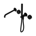Nero Serenity Progressive Shower System With Spout With Metal Handle And Slim Shower Matte Black