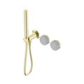 Nero Serenity Progressive Shower System With Carrara Handle And Slim Shower Brushed Gold