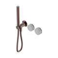 Nero Serenity Progressive Shower System With Carrara Handle And Slim Shower Brushed Bronze