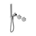 Nero Serenity Progressive Shower System With Carrara Handle And Slim Shower Chrome