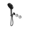 Nero Serenity Progressive Shower System With Carrara Handle And  Hand Shower Gun Metal