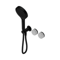 Nero Serenity Progressive Shower System With Carrara Handle And  Hand Shower Matte Black