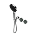 Nero Serenity Progressive Shower System With Verde Alpi Handle And  Hand Shower Chrome