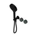 Nero Serenity Progressive Shower System With Verde Alpi Handle And  Hand Shower Matte Black