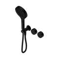 Nero Serenity Progressive Shower System With Metal Handle And  Hand Shower Matte Black