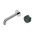 Nero Serenity 24E062CH Progressive Wall Basin Mixer 160mm Spout With Verde Alpi Handle Chrome 5 Star / 5LPM