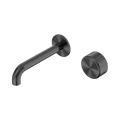 Nero Serenity 24E066GM Progressive Wall Basin Mixer 160mm Spout With Metal Handle Gun Metal 5 Star / 5LPM