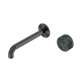 Nero Serenity 24E068GM Progressive Wall Basin Mixer 185mm Spout With Verde Alpi Handle Gun Metal 5 Star / 5LPM