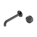 Nero Serenity 24E072GM Progressive Wall Basin Mixer 185mm Spout With Metal Handle Gun Metal 5 Star / 5LPM