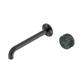 Nero Serenity 24E074GM Progressive Wall Basin Mixer 220mm Spout With Verde Alpi Handle Gun Metal 5 Star / 5LPM