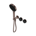 Nero Serenity  Progressive Shower System With Marquina Black Handle And  Hand Shower Brushed Bronze