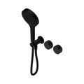 Nero Serenity Progressive Shower System With Marquina Black Handle And  Hand Shower Matte Black