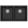 Phoenix 5000 Series Double Bowl Sink - Matte Black