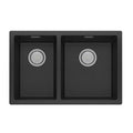 Phoenix 5000 Series 1 & 3/4 RH Bowl Sink - Matte Black