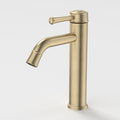 Caroma Riviere Mid Tower Basin Mixer, Brushed Brass image