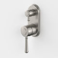 Caroma Riviere Bath/Shower Mixer with Diverter, Brushed Nickel image