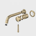 Caroma Riviere Wall Basin/Bath Mixer 175mm Trim Kit, Brushed Brass image