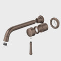 Caroma Riviere Wall Basin/Bath Mixer 210mm Trim Kit, Brushed Bronze image