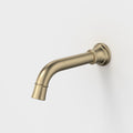 Caroma Riviere Wall Basin/Bath Outlet 175mm, Brushed Brass image