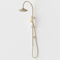 Caroma Riviere Rail Shower with Overhead, Brushed Brass image