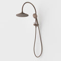 Caroma Riviere Compact Twin Shower, Brushed Bronze image