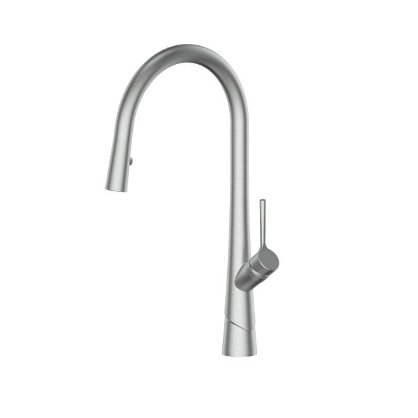 Greens Lustro Pull Down Sink Mixer - Brushed Nickel