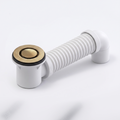 40mm Pop Down Bath Waste Brushed Brass with Connector, 21831.24