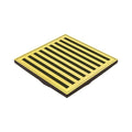 Art Organics Slotted Floor Waste 100mm Polished Brass 16130.04
