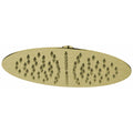 Ash Round 250mm Stainless Steel Shower Head, Brushed Gold