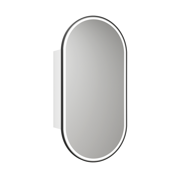 Aulic Beau Monde LED Shaving Cabinet - Matte White, Multiple Options