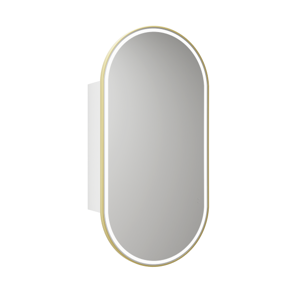 Aulic Beau Monde LED Shaving Cabinet - Matte White, Multiple Options