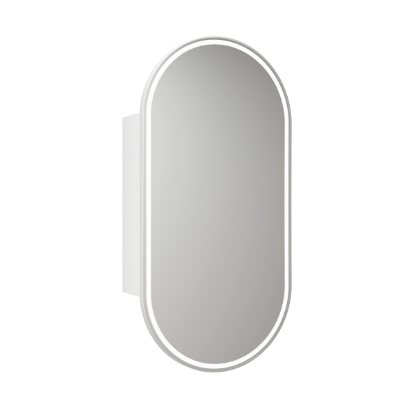 Aulic Beau Monde LED Shaving Cabinet - Matte White, Multiple Options