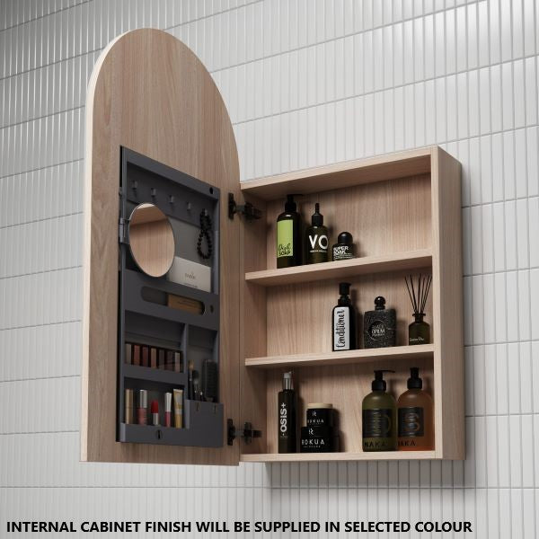 Aulic Canterbury Shaving Cabinet - Matte White