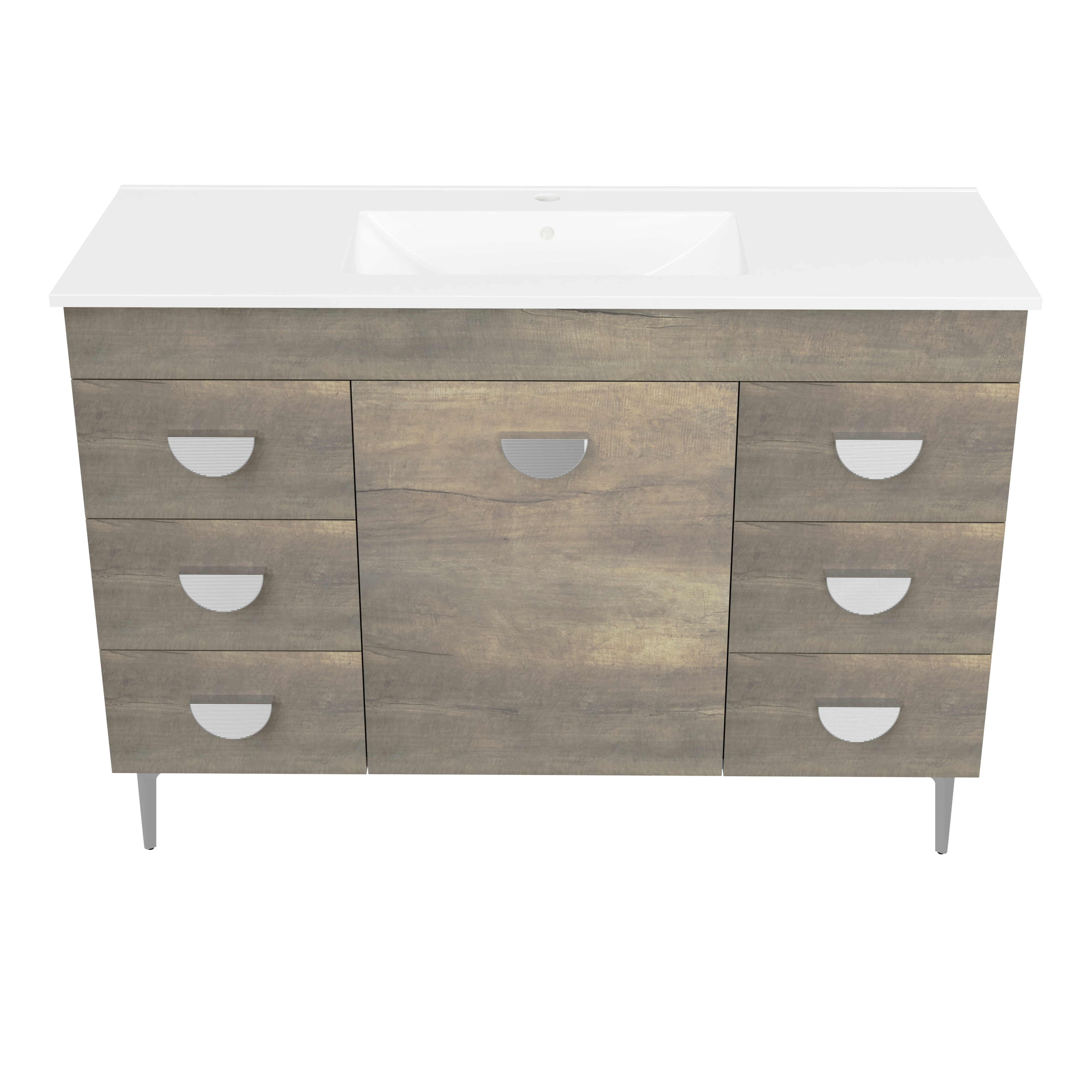 Bargo Vanity 1200mm Centre Bowl Alpha Top Floor standing