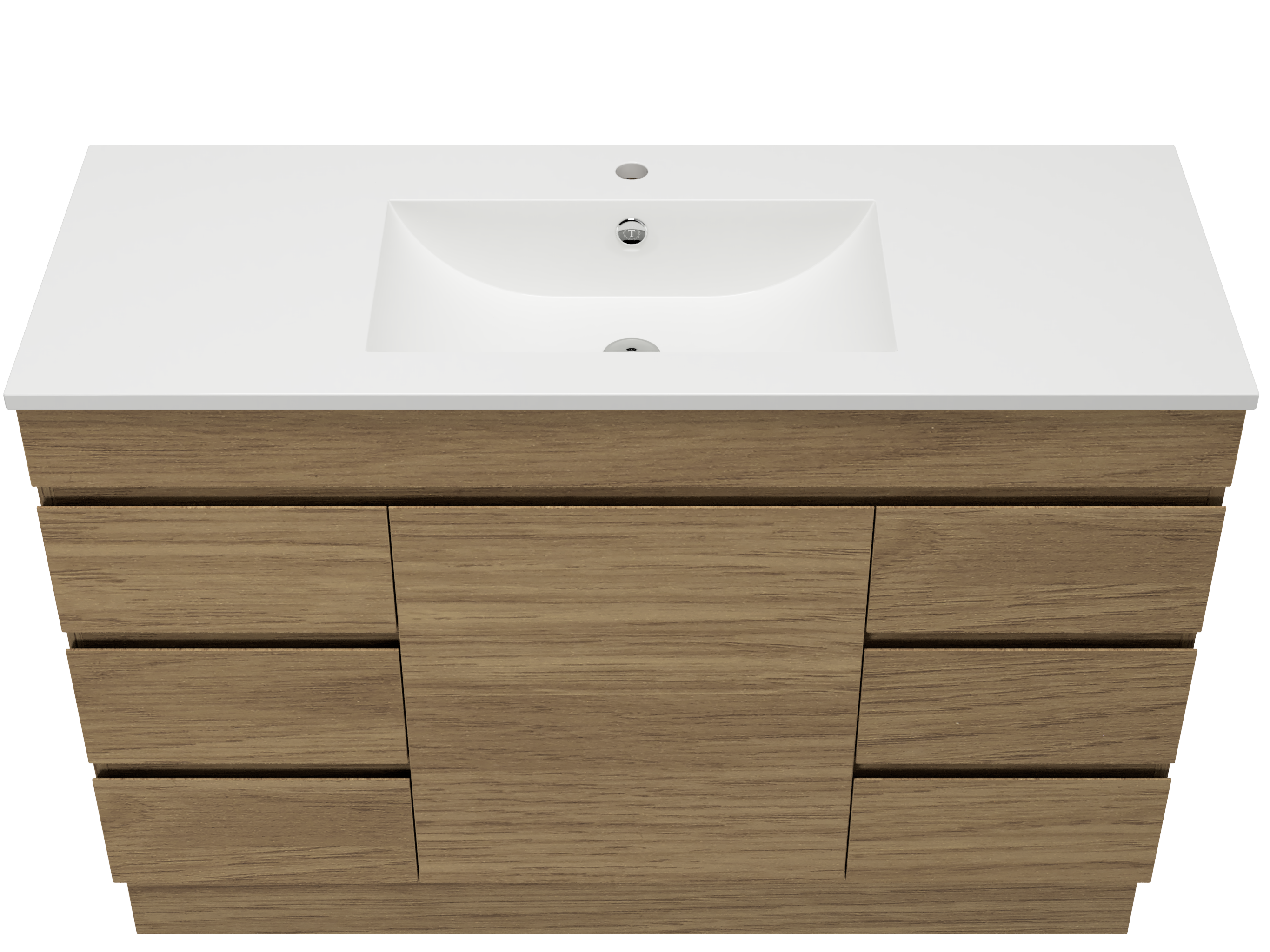 Bargo Vanity 1200mm Centre Bowl Alpha Top Floor standing