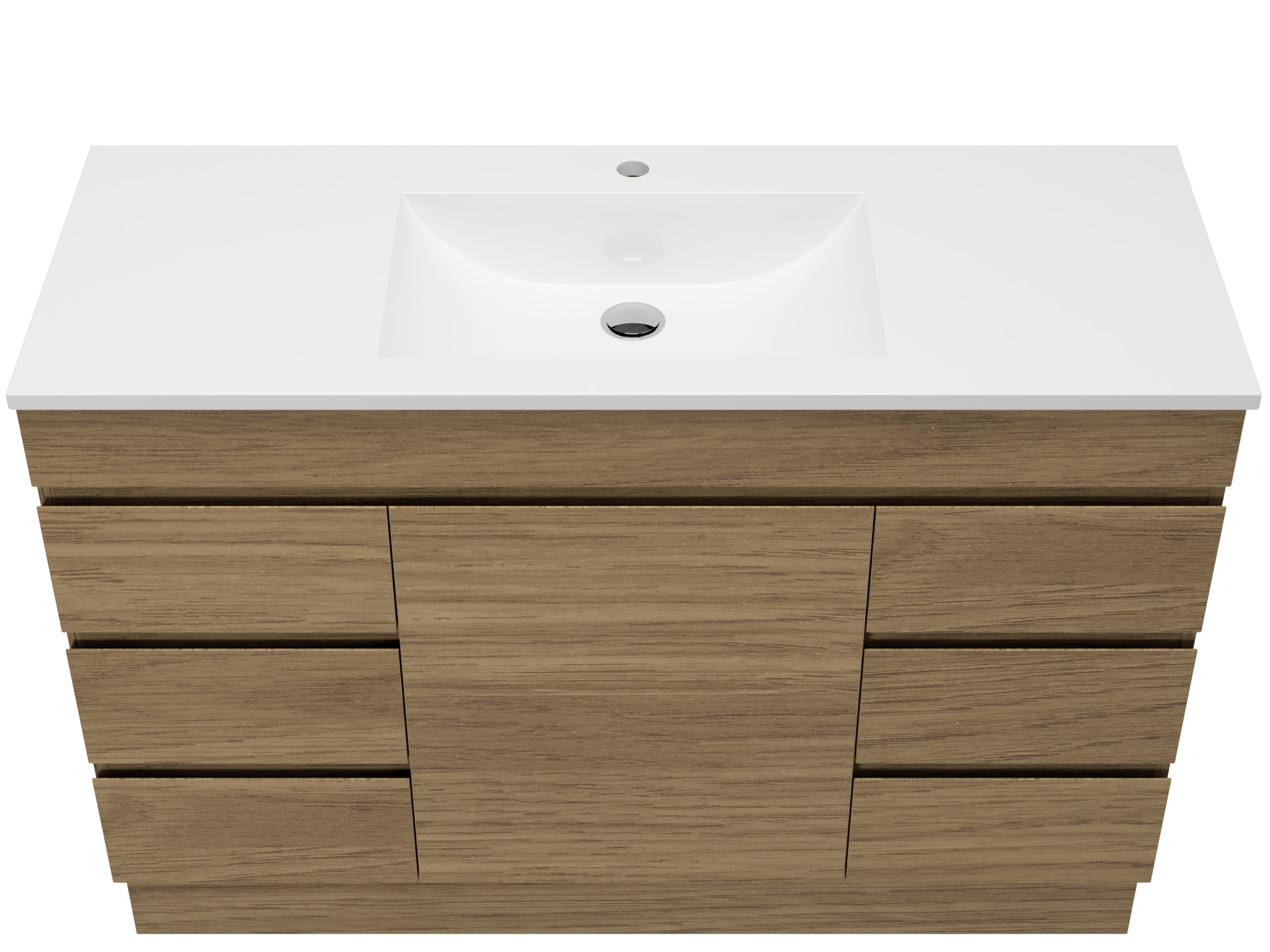 Bargo Vanity 1200mm Centre Bowl Regal Top Floor standing