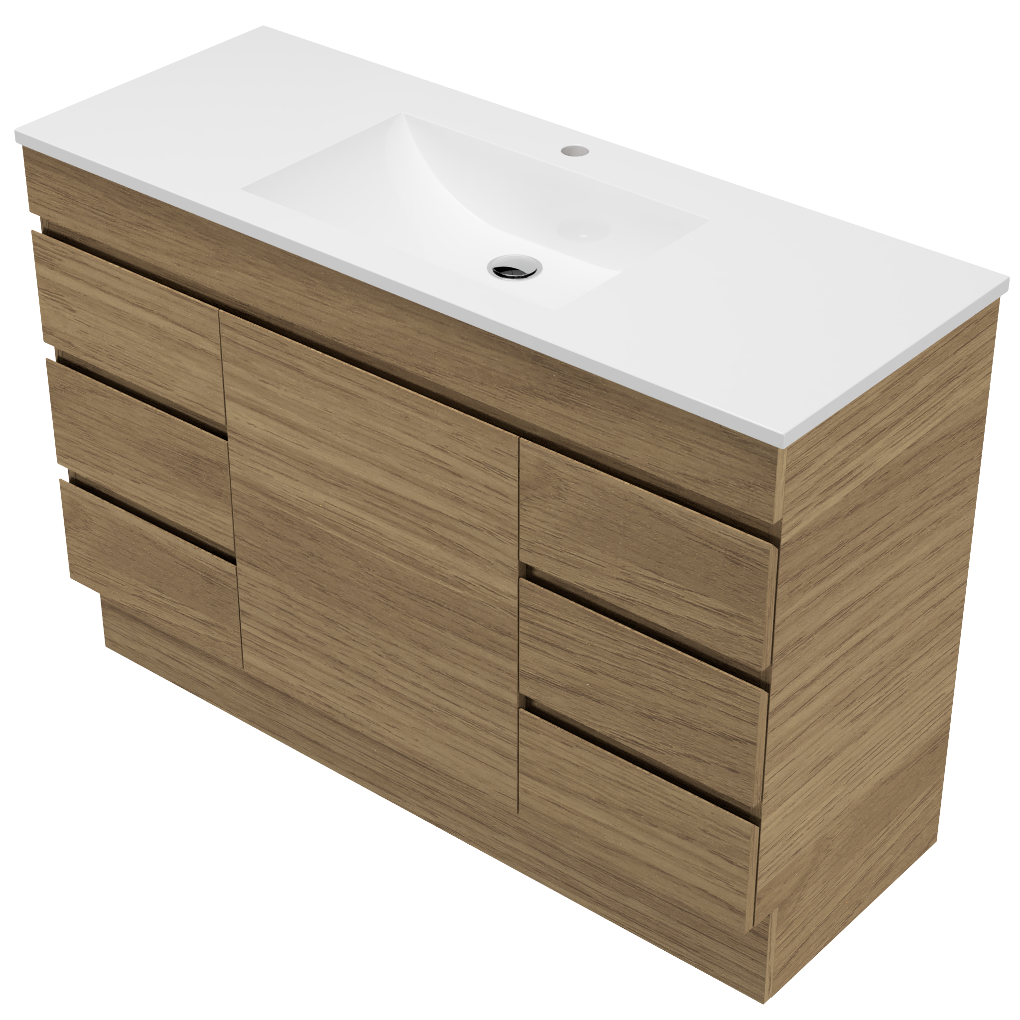 Bargo Vanity 1200mm Centre Bowl Regal Top Floor standing