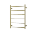 Essence Heated Towel Ladder 6 Rail Round Brushed Gold