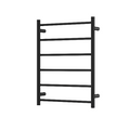 Essence Heated Towel Ladder 6 Rail Round Black