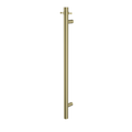 Essence Heated Towel Rail Vertical Single 1000mm Brushed Gold