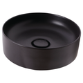Venezia Round Countertop Vessel With Chrome Pop-down Waste – Graphite