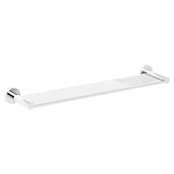 Johnson Suisse Venezia Metal Shelf 450mm - Chrome