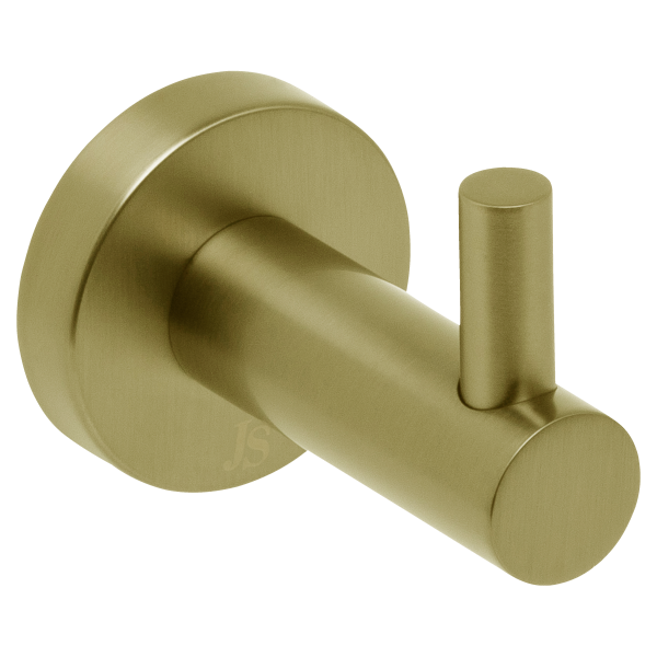 Johnson Suisse Venezia Robe Hook - Brushed Brass