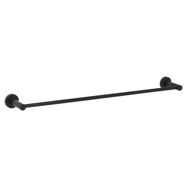 Johnson Suisse Venezia Single Towel Rail 600mm - Matte Black