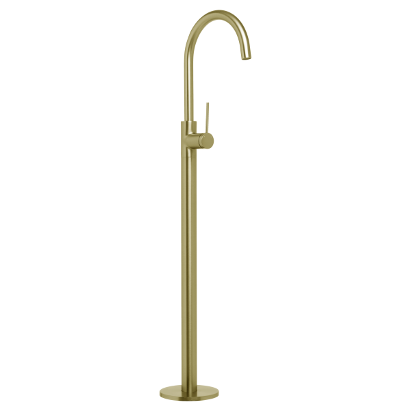 Johnson Suisse Venezia Freestanding Bath Filler - Brushed Brass