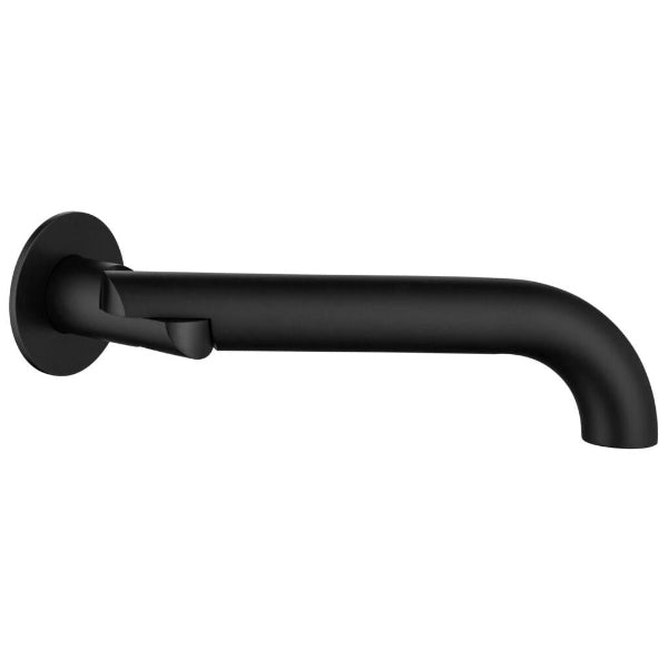 Bella Vista Mica Swivel Bath Spout – Curved, Black image