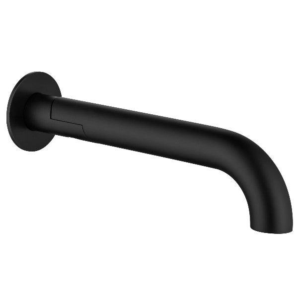 Bella Vista Mica Swivel Bath Spout – Curved, Black image