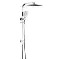 Bella Vista Cresta Square Dual Shower Rail - Chrome