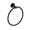 Bella Vista Mica Hand Towel Ring - Matte Black